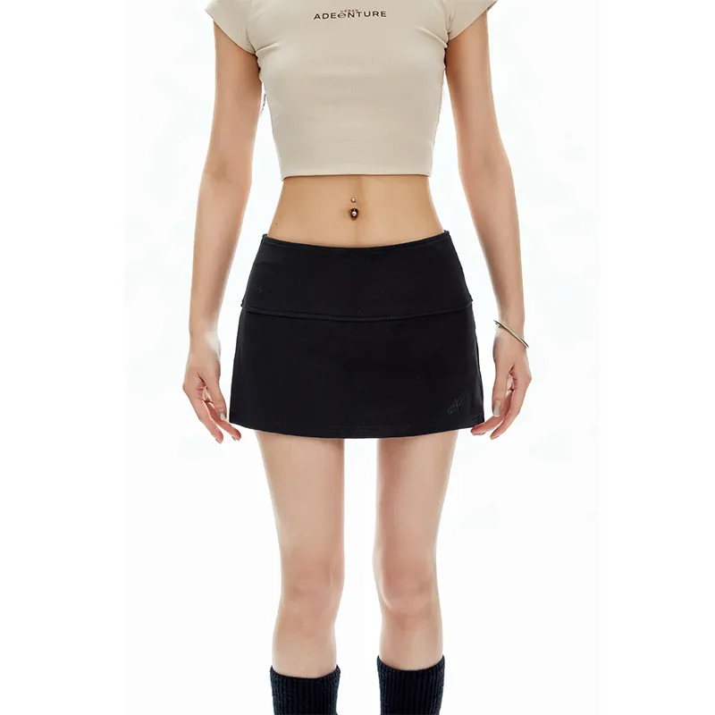 APEA Casual Short Skirts Women's Rock Black-2