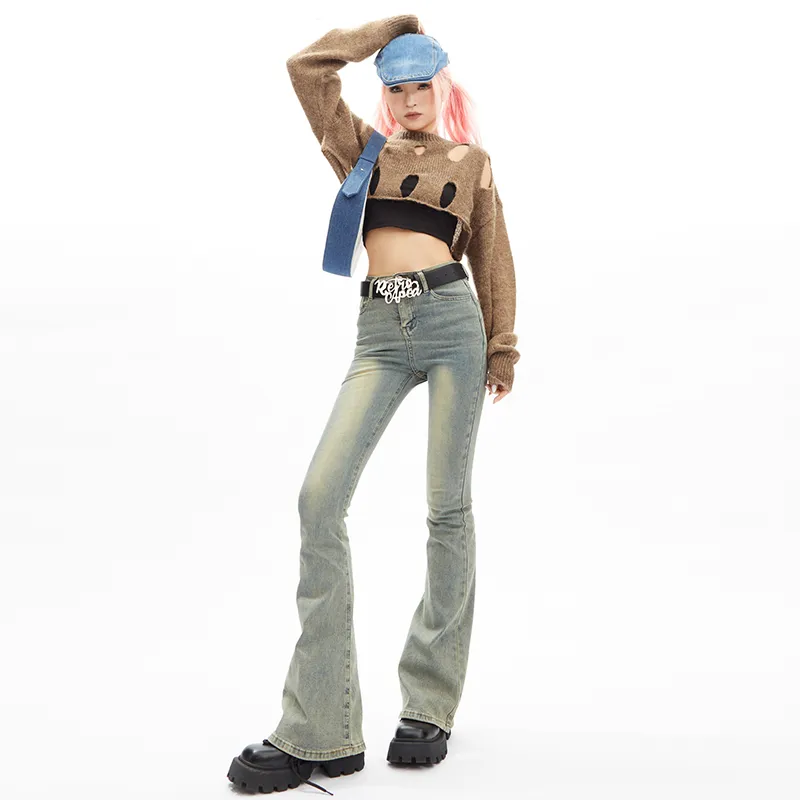 APEA Jeans Women's Yellow-6
