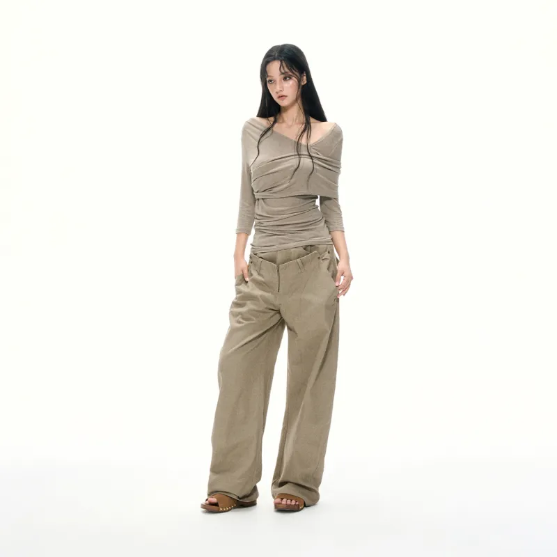 APEA T Shirts Women's Khaki-3