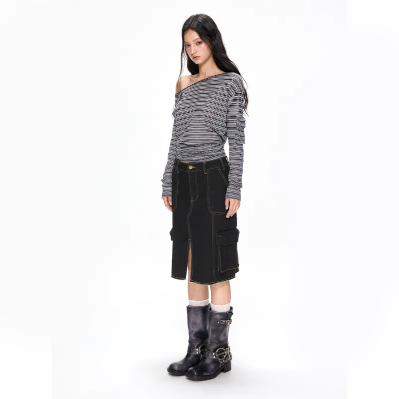 APEA T Shirts Women's Navy Blue-2