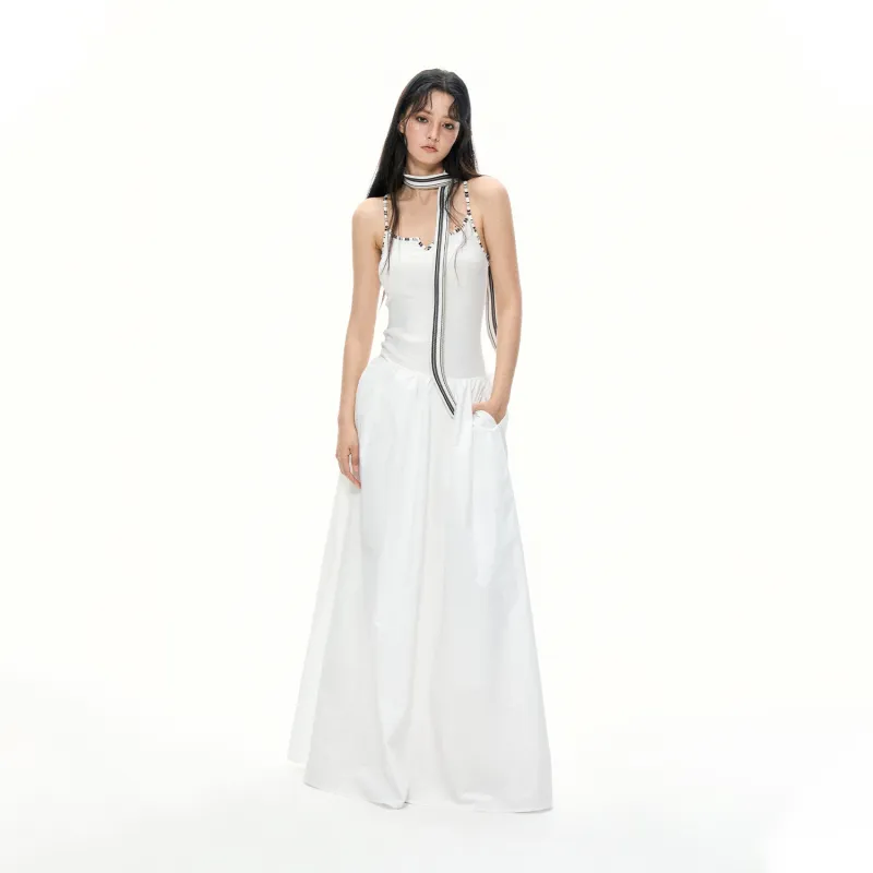 APEA Slip Dresses Women's White-6