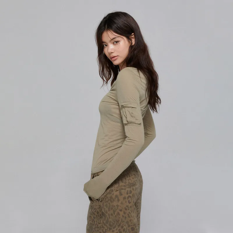 APEA T-Shirts Women's Khaki-3