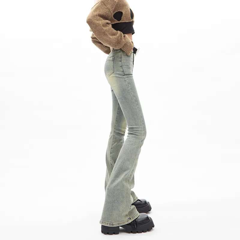 APEA Jeans Women's Yellow-4