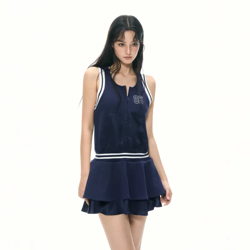 APEA Sleeveless Dresses Women's Dark Blue-4