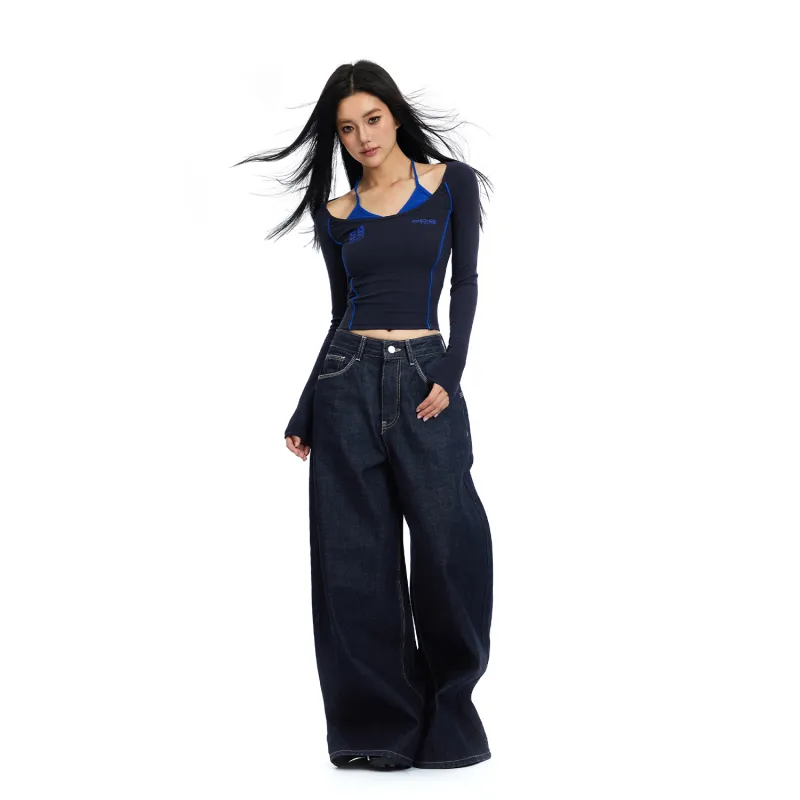 APEA Jeans Women's Dark Blue-6