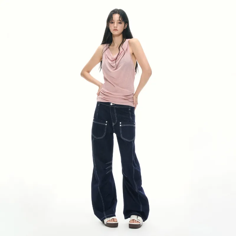 APEA Jeans Women's Dark Blue-6