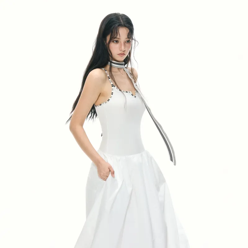 APEA Slip Dresses Women's White-3