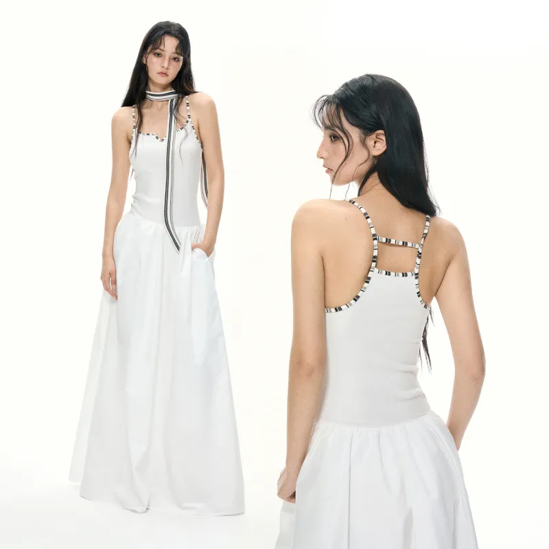 APEA Slip Dresses Women's White-2