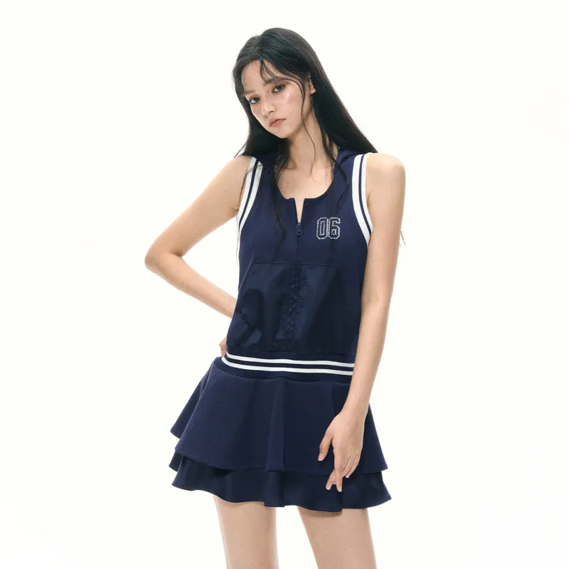 APEA Sleeveless Dresses Women's Dark Blue-2