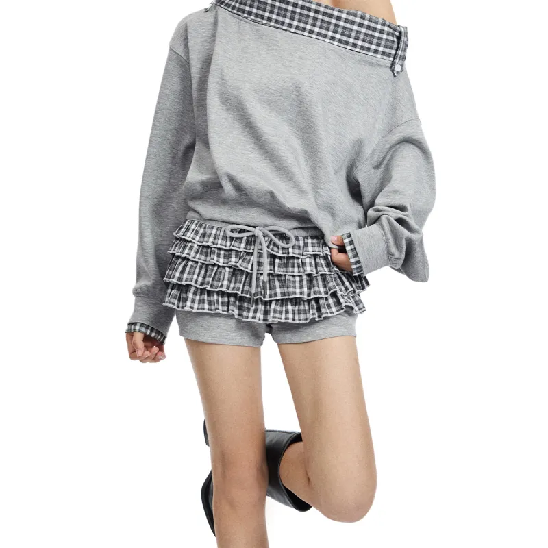 APEA Casual Shorts Women's Heather Gray-5