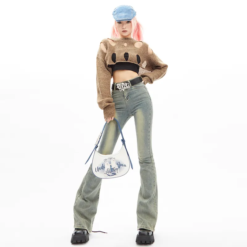 APEA Jeans Women's Yellow-5