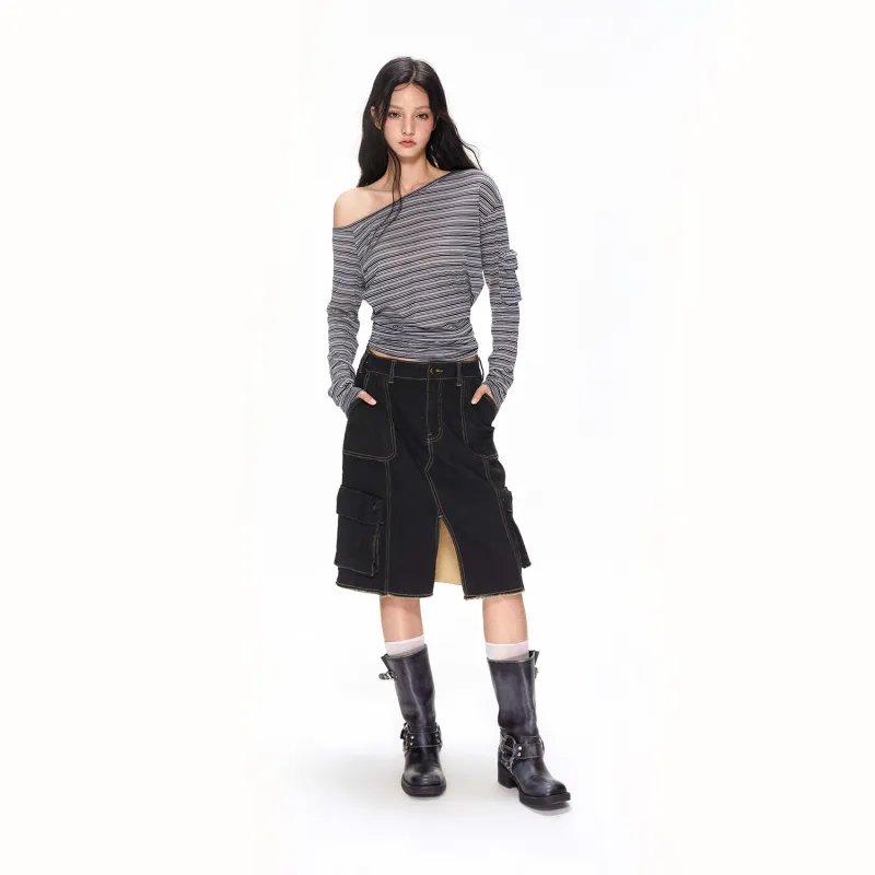 APEA T Shirts Women's Navy Blue-3