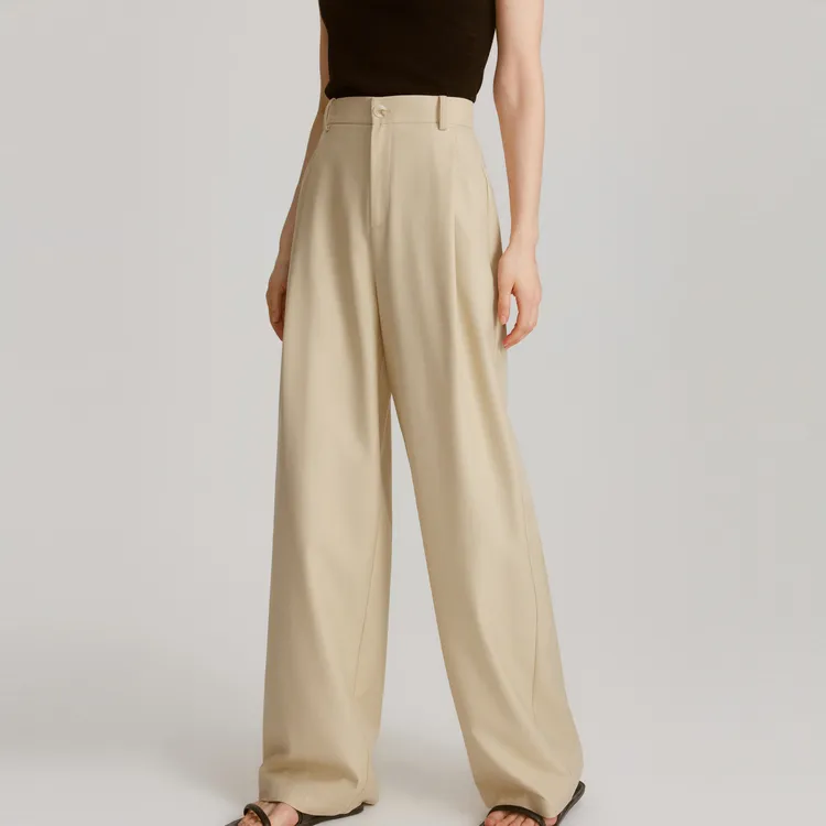 ELLE Casual Pants Women's Khaki-2