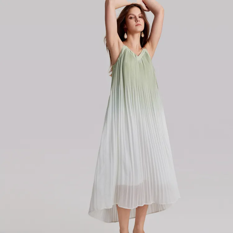ELLE Slip Dress Women's Minimalist Style Versatile-9