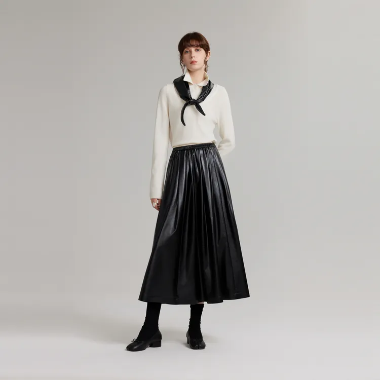 ELLE Sweaters Women's White-4