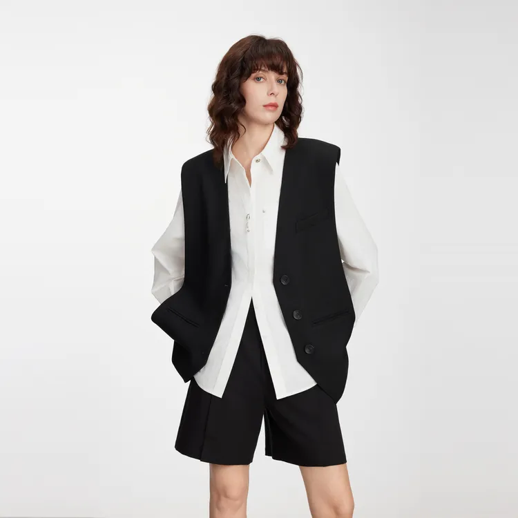 ELLE Vests Women's Black-2