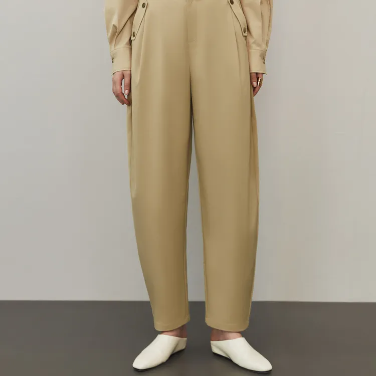 ELLE Casual Pants Women's Khaki-2