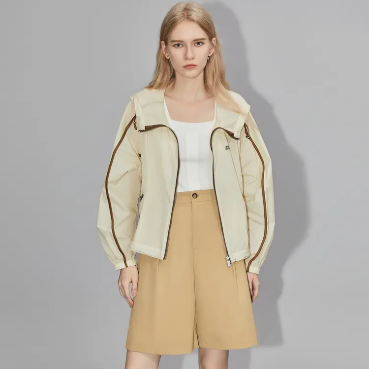 ELLE Sun Protection Clothing Women's Beige Yellow-4
