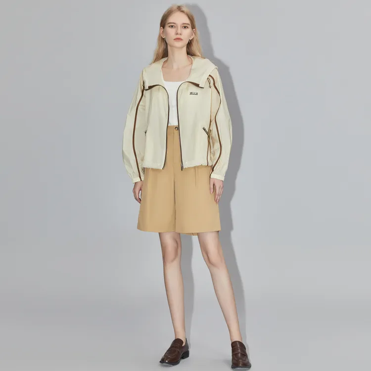 ELLE Sun Protection Clothing Women's Beige Yellow-2