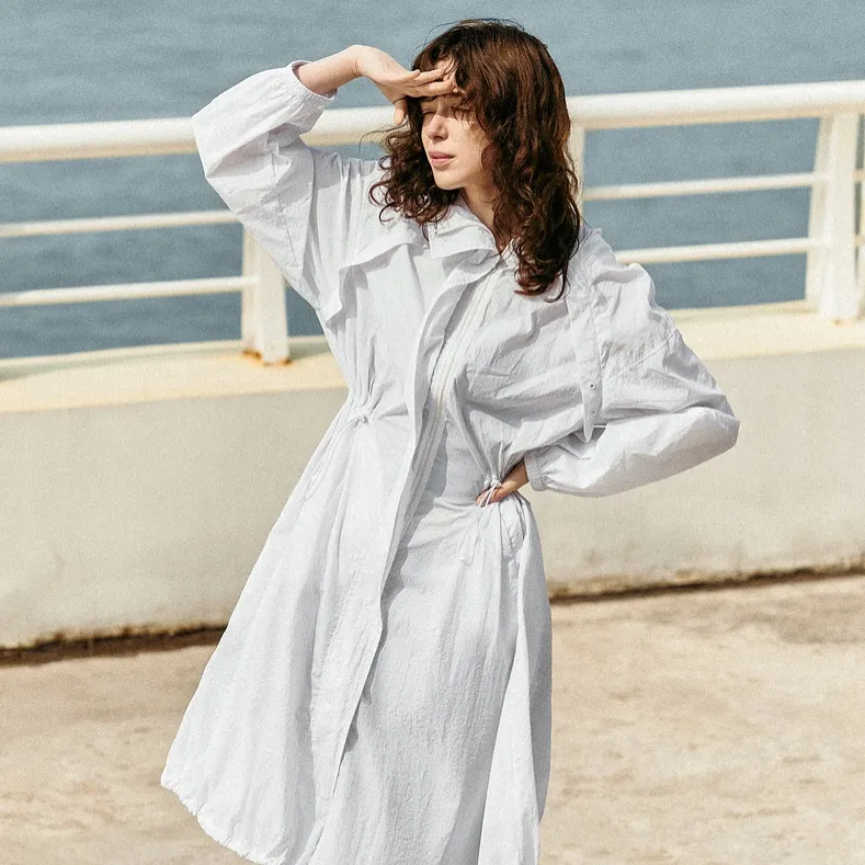 ELLE Sun-protective Clothing Women's White-3