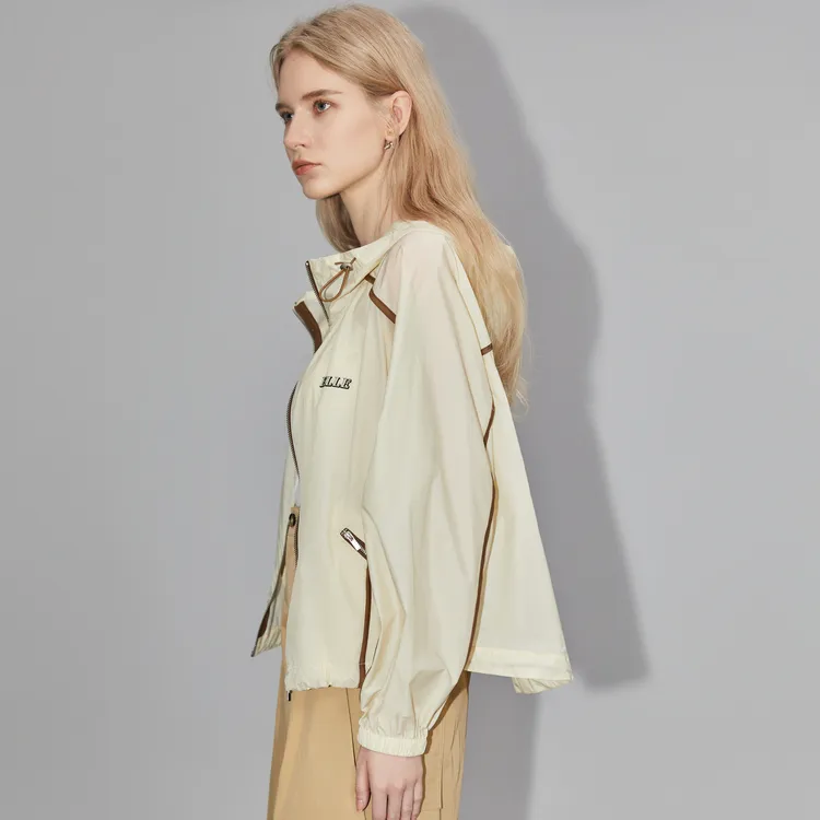 ELLE Sun Protection Clothing Women's Beige Yellow-3