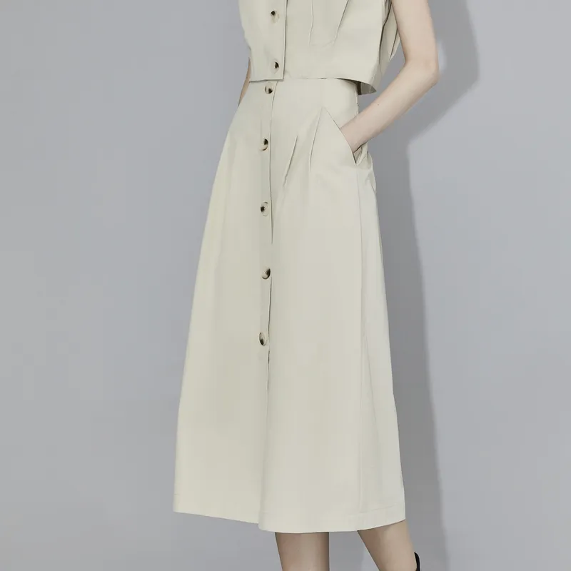ELLE Two Piece Skirt Sets Women's-3