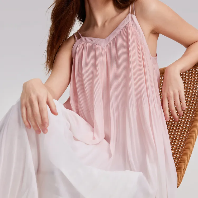 ELLE Slip Dress Women's Minimalist Style Versatile-16