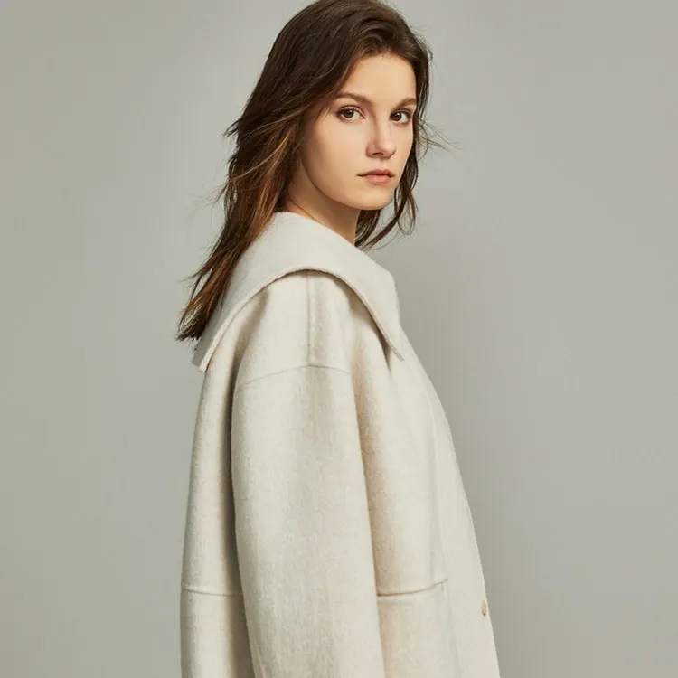 ELLE Coats Women's Light Khaki-4
