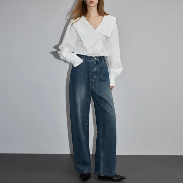 ELLE Jeans Women's Gray Blue-1
