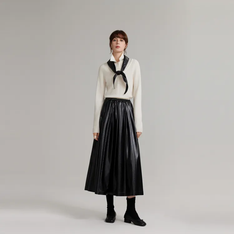 ELLE Sweaters Women's White-5