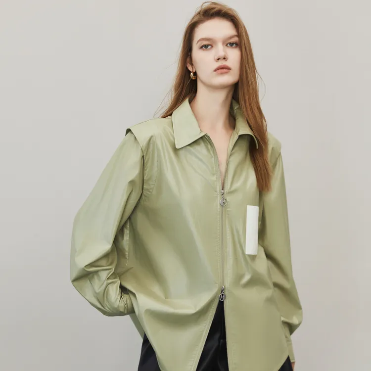 ELLE Leather Jackets Women's-2