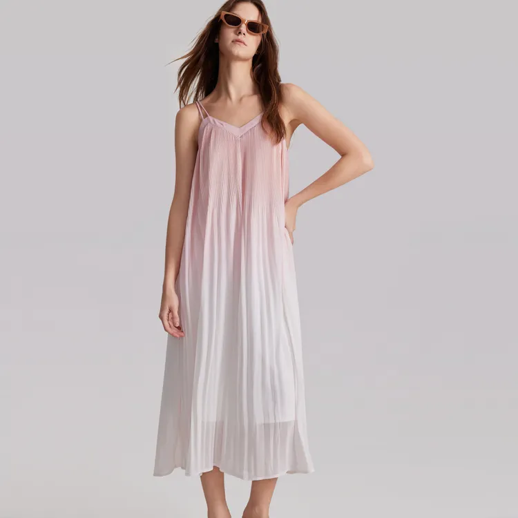 ELLE Slip Dress Women's Minimalist Style Versatile-14