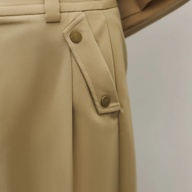 ELLE Casual Pants Women's Khaki-3