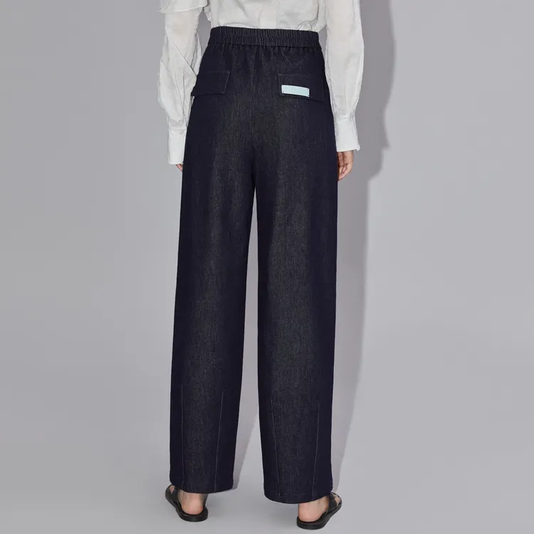 ELLE Jeans Women's Navy Blue-4