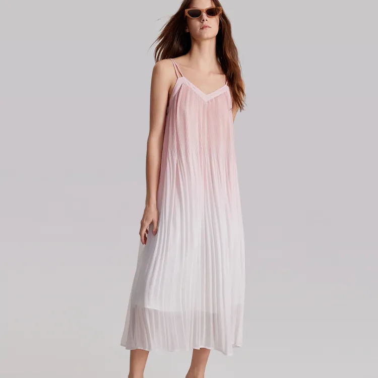 ELLE Slip Dress Women's Minimalist Style Versatile-13