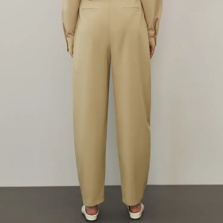 ELLE Casual Pants Women's Khaki-5