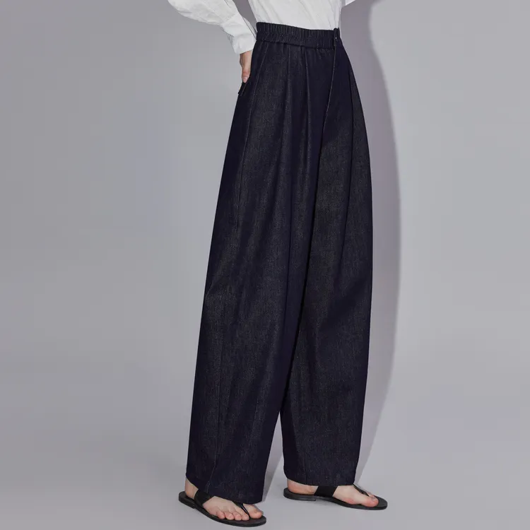 ELLE Jeans Women's Navy Blue-3