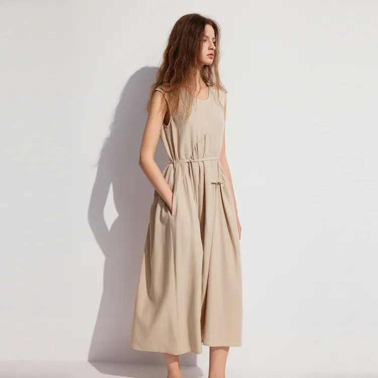 ELLE Sleeveless Dresses Women's-5