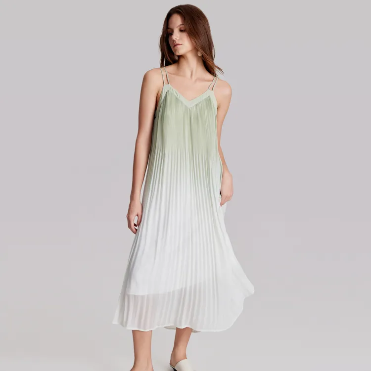 ELLE Slip Dress Women's Minimalist Style Versatile-8