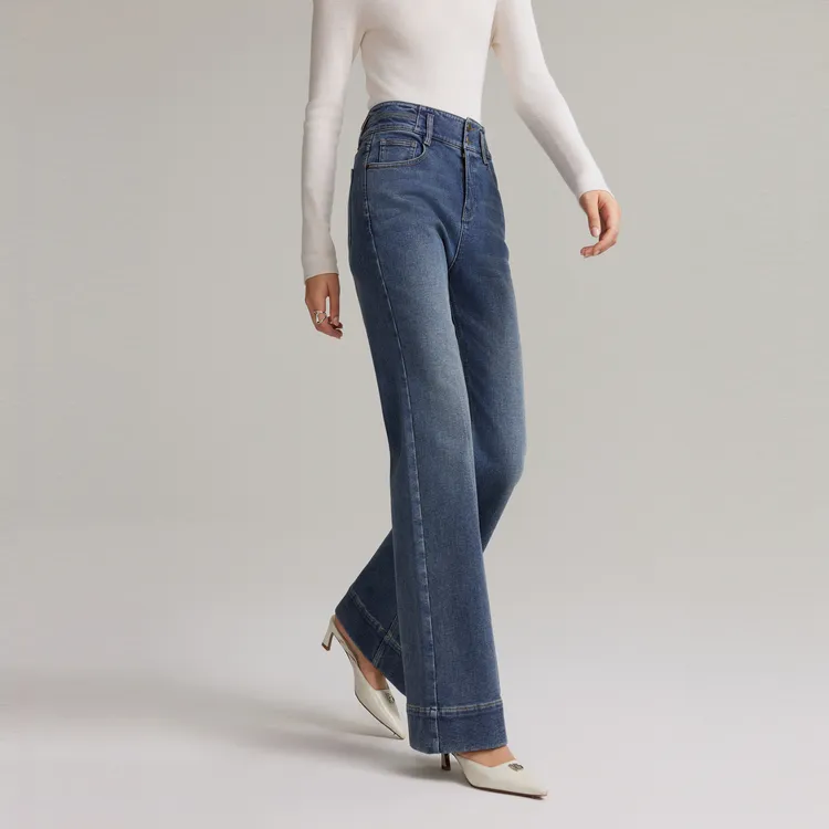 ELLE Jeans Women's Denim Blue-3