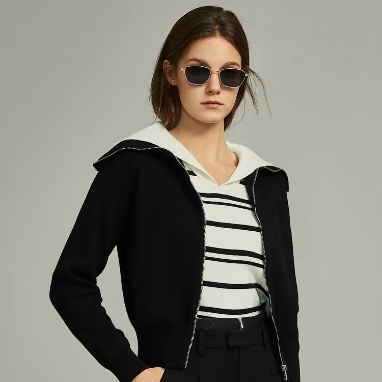 ELLE Sweaters Women's Black-2