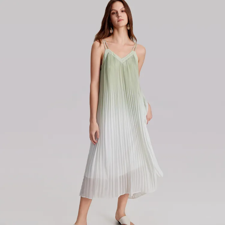 ELLE Slip Dress Women's Minimalist Style Versatile-10