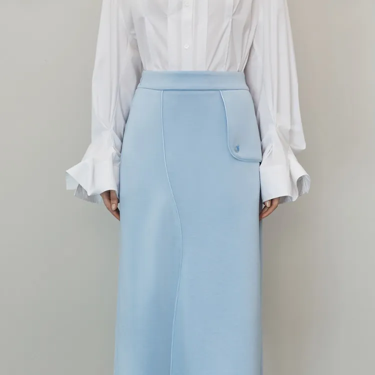 ELLE Casual Long Skirts Women's-3
