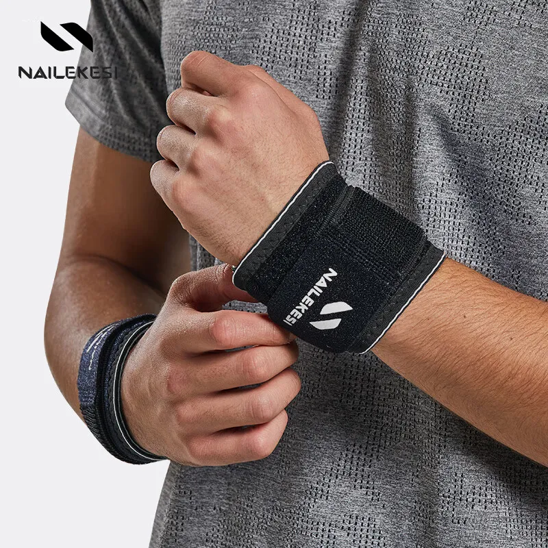 NAILEKESI Fitness Basketball Wristbands Protective Slip Resistant 2 Pack Professional Protective-1