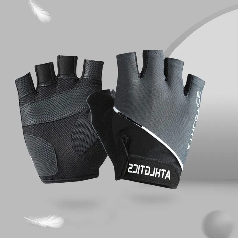NAILEKESI Fitness Gloves Wear Resistant Protective Slip Resistant 1 Pair Adults Male Athletes Teenagers-1