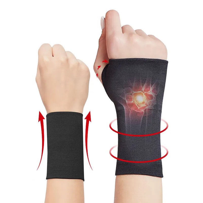 NAILEKESI Wrist Brace With Palm Protection Thermal Protective Compression Unisex Overall Protective Equipment-2