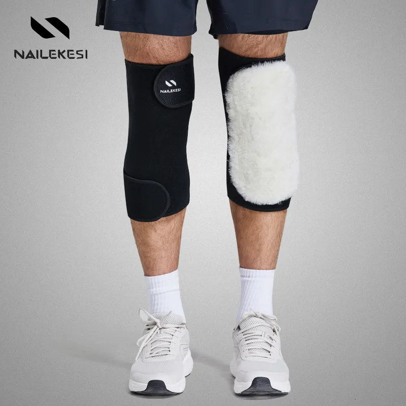 NAILEKESI Knee Pads Wool Cycling Skiing Unisex-1