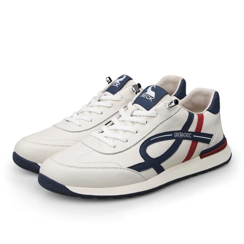 BECK Shock Absorbers With Slip Resistant And Abrasion Resistant Properties Low Top Casual Shoes Men's-4