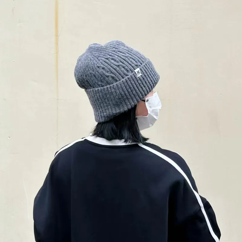 Hurley Knitted Hat Beanies Unisex-3