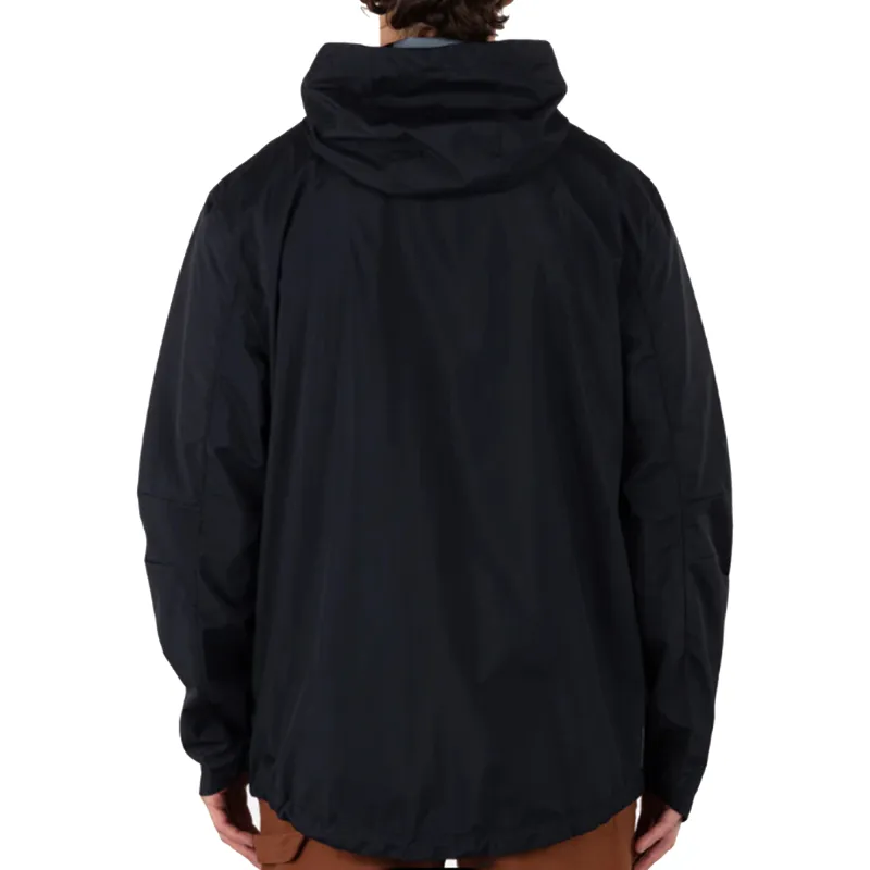 Hurley Trench Coat Unisex Black-4